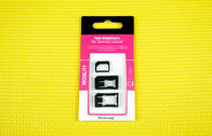 adattatore nano della carta SIM di iPhone 4 micro, ABS di plastica 4FF a 3FF