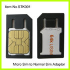 Micro nero di plastica di alta qualità all'adattatore normale di SIM per IPhone 4