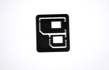 Adattatore normale della carta SIM del telefono cellulare, ABS di plastica 250pcs di Blcak in un polisacco