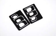 Gli ABS di plastica triplicano l'adattatore di SIM per la carta mini- regolare del cellulare 3FF UICC