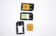 2013 nuova plastica nera dell'adattatore 3FF della carta SIM di norma di progettazione micro mini