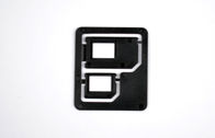Micro adattatore di plastica della carta SIM del telefono cellulare dell'ABS, adattatore nano combinato di SIM