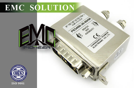 Linea linea elettrica dell'alimentazione elettrica del filtro filtro, 30A PE5400-30-80 di EMI di CC