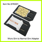 Micro nero di plastica su ordinazione all'adattatore normale di SIM per IPhone 4