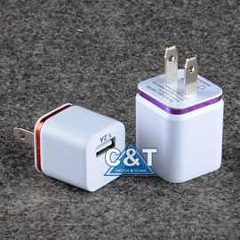 Caricatore della parete di Iphone 6 della casa di 2-Tono dell'adattatore di corrente alternata Del Usb della doppia porta 3.1A