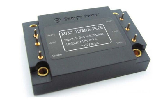 Il convertitore 30W di CC di CC dell'alimentazione elettrica di potere militare dell'affidabilità ha prodotto 15 volt XD30-12DB15-PECW