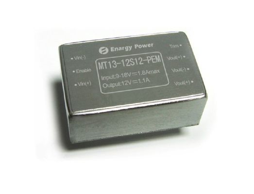 Ampia gamma 9 dell'input - 18V il convertitore cc-cc 12W ha prodotto 12V MT13-12S12-PEM