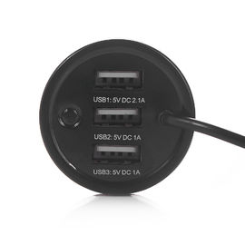 caricatore dell'automobile della porta USB di 4.2A 21W tre con il micro adattatore incorporato di potere del cavo di USB