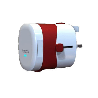caricatore universale MLP-M3 di viaggio del Usb del doppio di bianco dell'adattatore di spina di viaggio di 5v 2100mA Worldwild