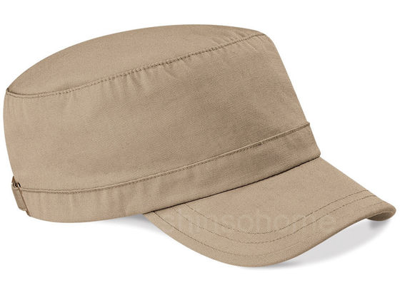 Blu in bianco del cappuccio dell'esercito del cotone con il fermaglio del metallo, cappello dell'esercito degli uomini a 22 pollici