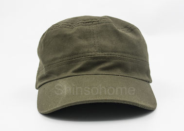 I militari unisex regolabili 100% del cotone ricoprono i fermagli verde 56 - 60 cm del metallo dell'esercito