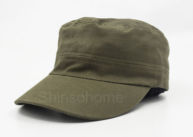 I militari unisex regolabili 100% del cotone ricoprono i fermagli verde 56 - 60 cm del metallo dell'esercito