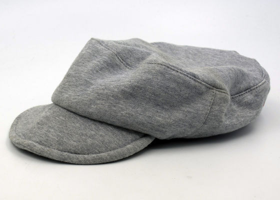 Grey su misura di Flexfit dello spazio in bianco del cappuccio dei militari del cotone donne/degli uomini con il bordo curvo