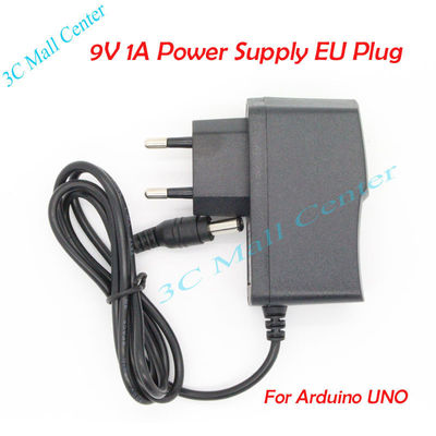 Spina 1000mA dell'alimentazione elettrica di CC 9V 1A dell'adattatore del convertitore di CA 100V-240V UE per l'ONU di Arduino MEGA