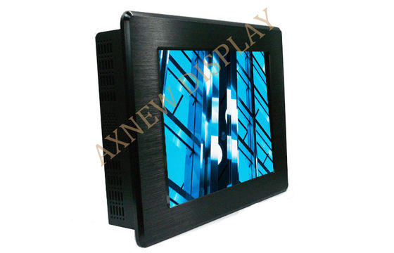 Alta parete di definizione che monta 15" incastonatura anteriore LCD industriale del monitor IP65 di tocco di IR